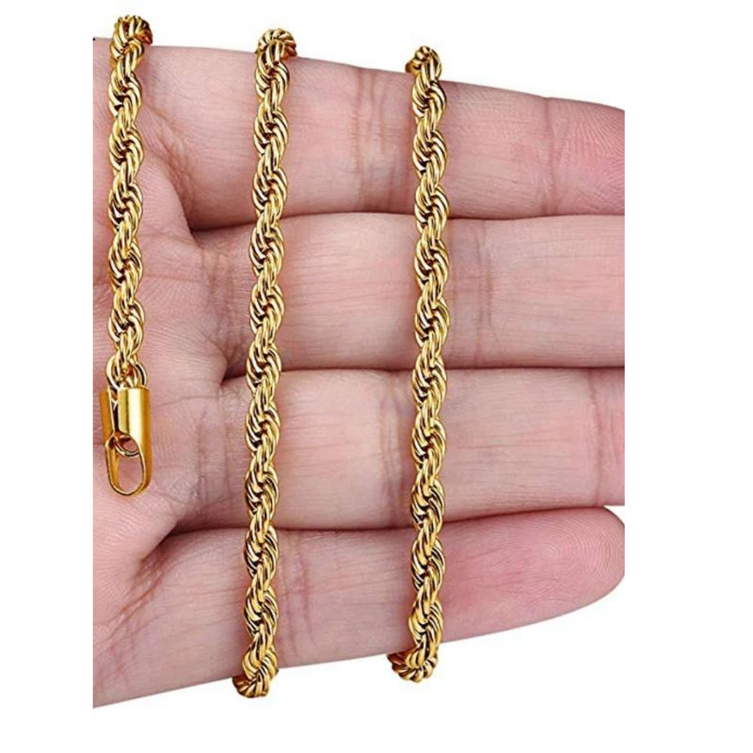 Jo Chain Halskette aus Sterlingsilber mit 18K Gold-Vermeil