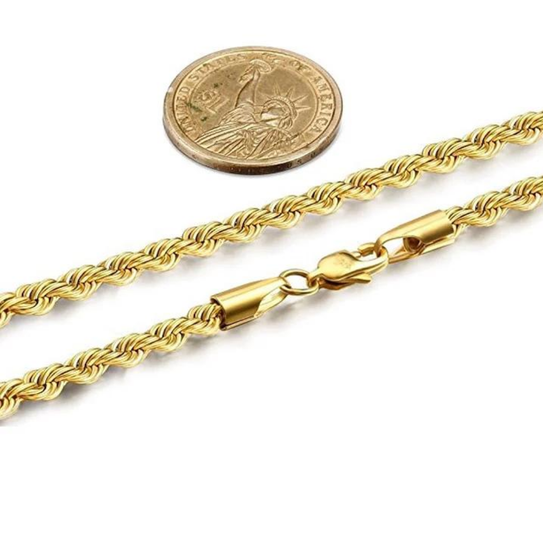 Jo Chain Halskette aus Sterlingsilber mit 18K Gold-Vermeil