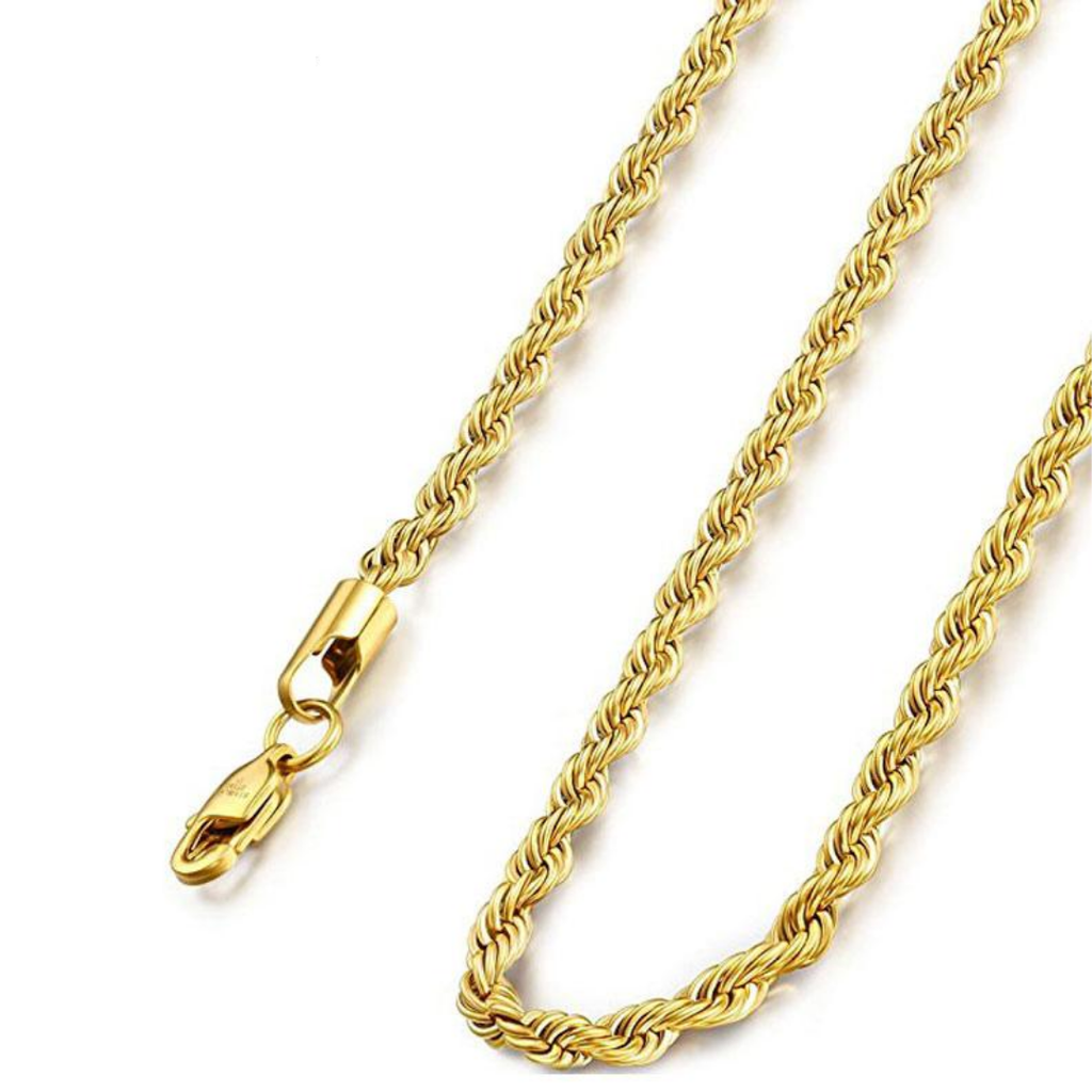 Jo Chain Halskette aus Sterlingsilber mit 18K Gold-Vermeil