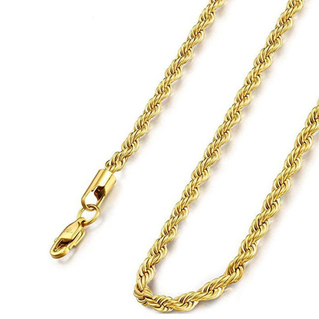 Jo Chain Halskette aus Sterlingsilber mit 18K Gold-Vermeil