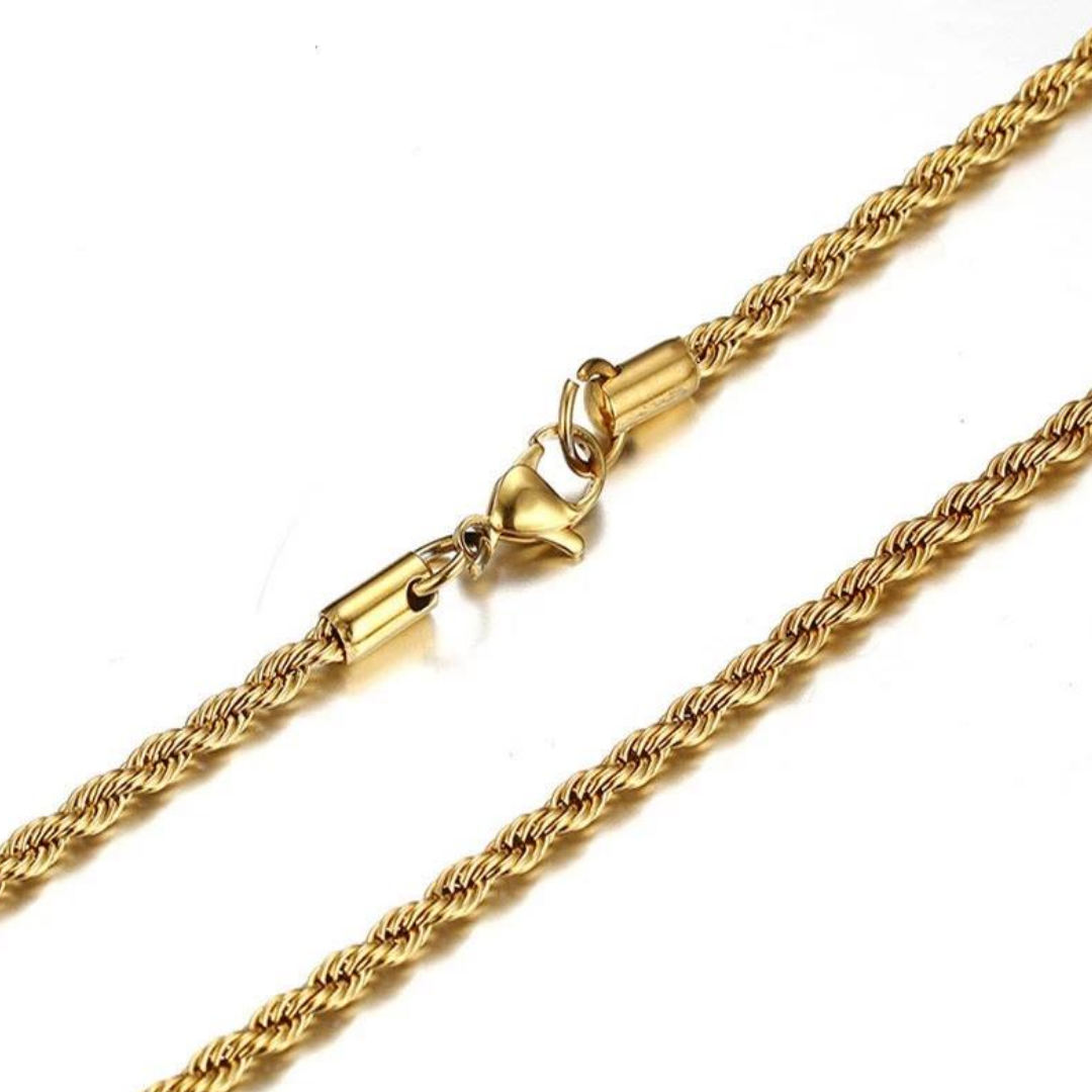 Jo Chain Halskette aus Sterlingsilber mit 18K Gold-Vermeil