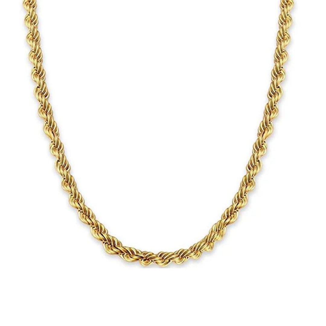 Jo Chain Halskette aus Sterlingsilber mit 18K Gold-Vermeil